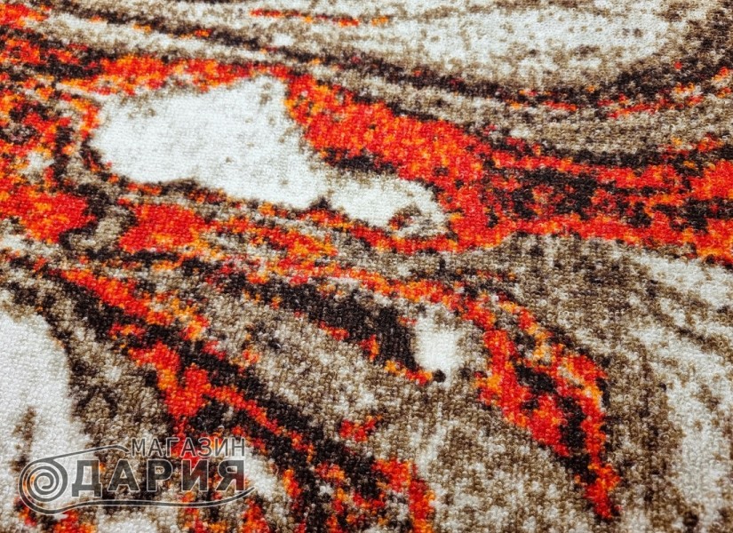 Мокетен килим ERIKA 8033 beige/orange